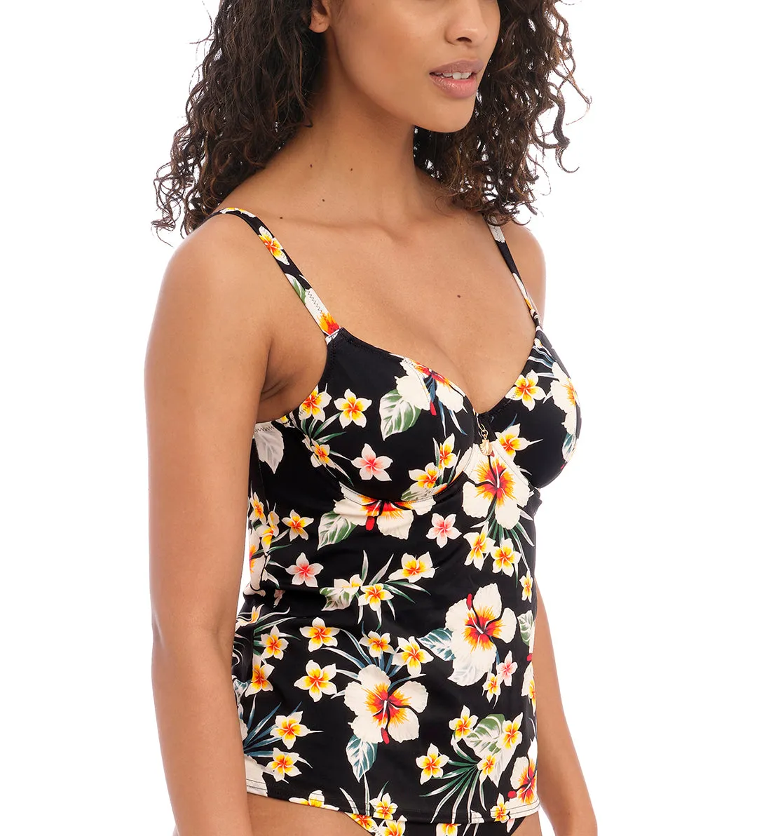 Freya Havana Sunrise Underwire Plunge Tankini (202756) - Multi