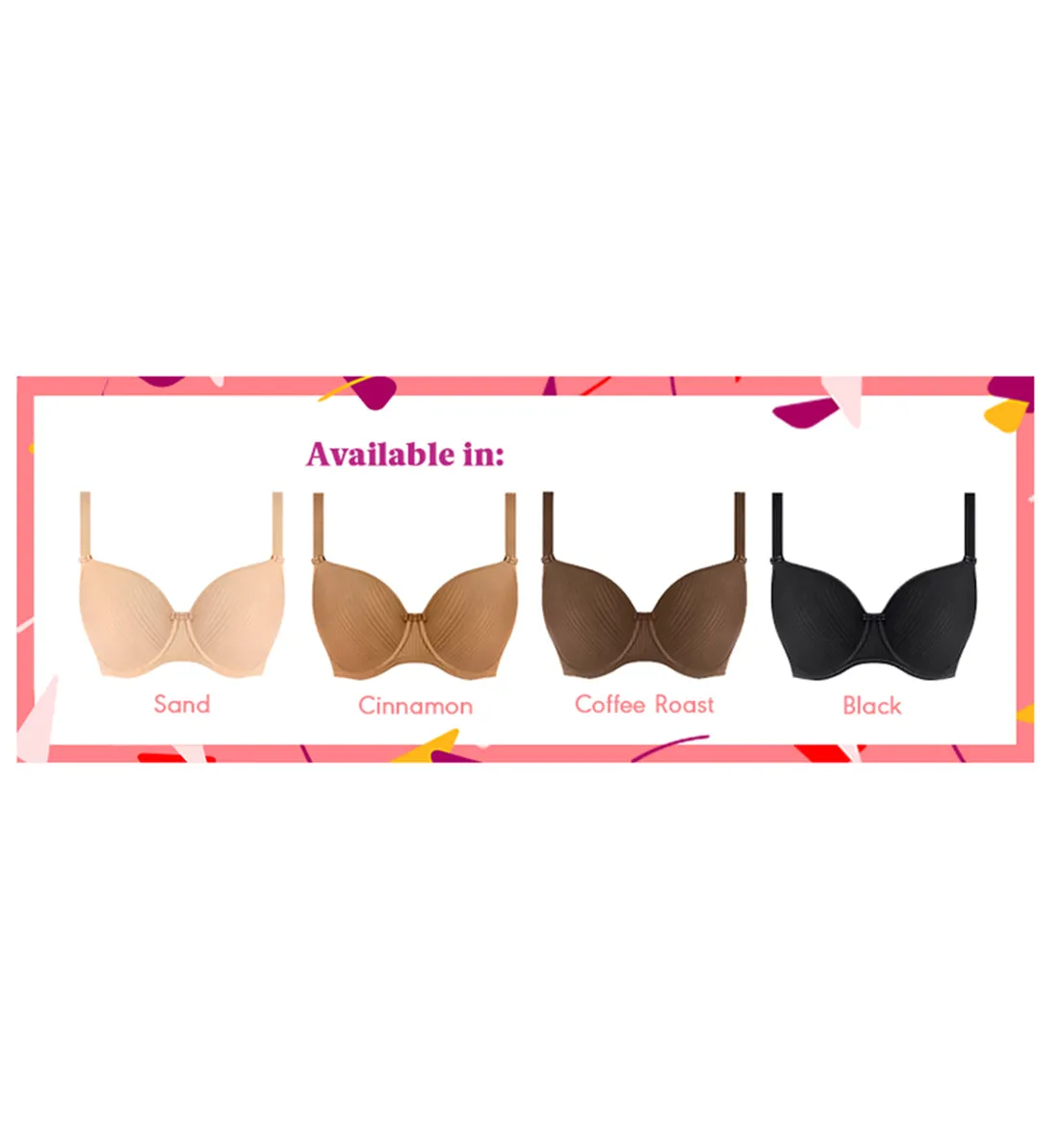 Freya Idol Molded Sweetheart Balcony Underwire Bra (1050) - Black