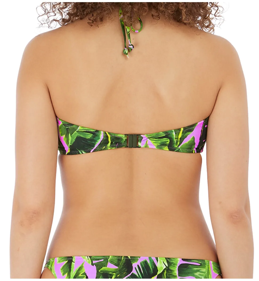 Freya Jungle Oasis Underwire Halter Bikini Top (6842) - Cassis