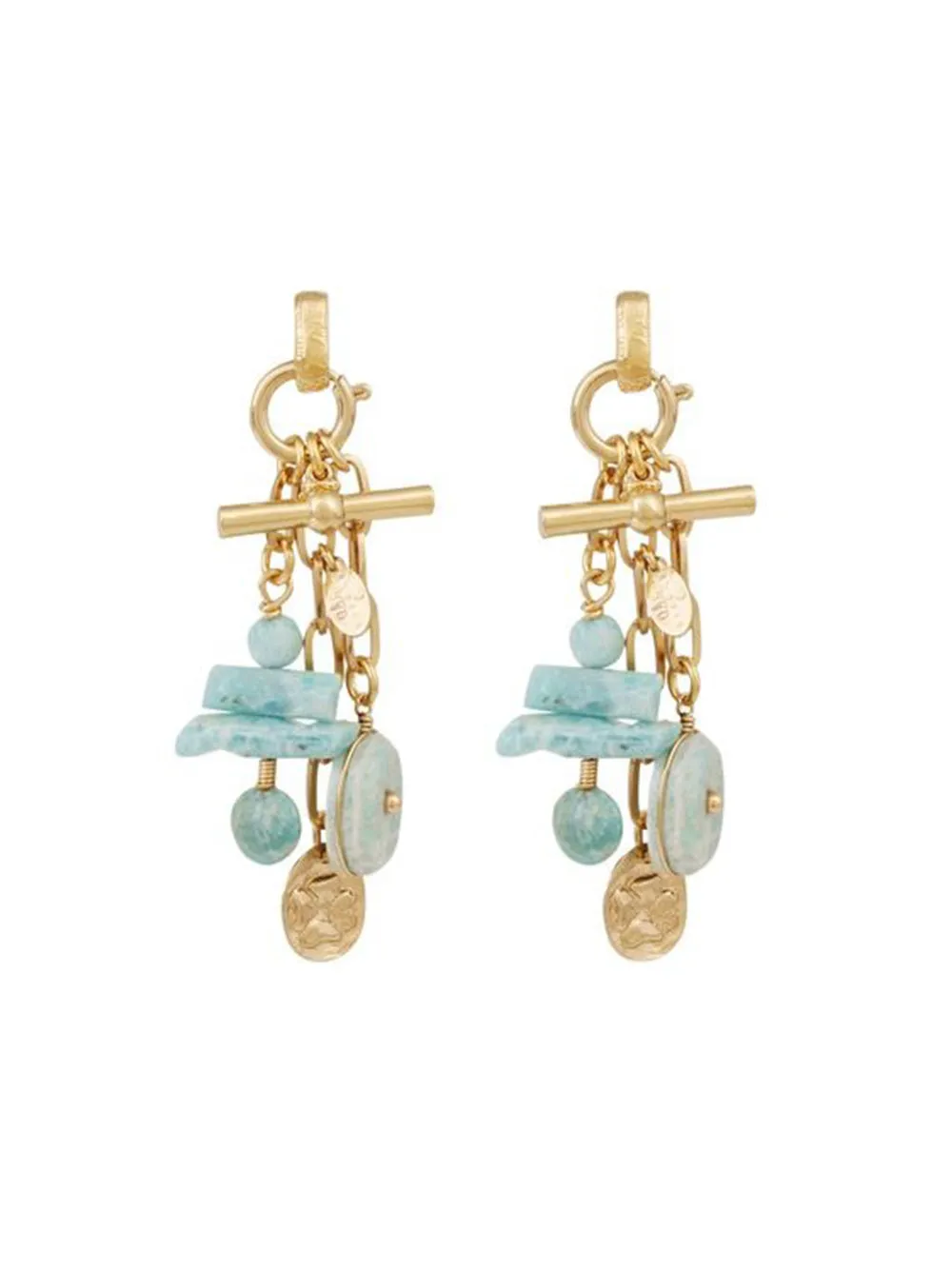 Gas Bijoux Sueno Earrings in Amazonite