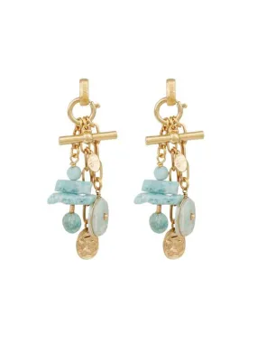 Gas Bijoux Sueno Earrings in Amazonite