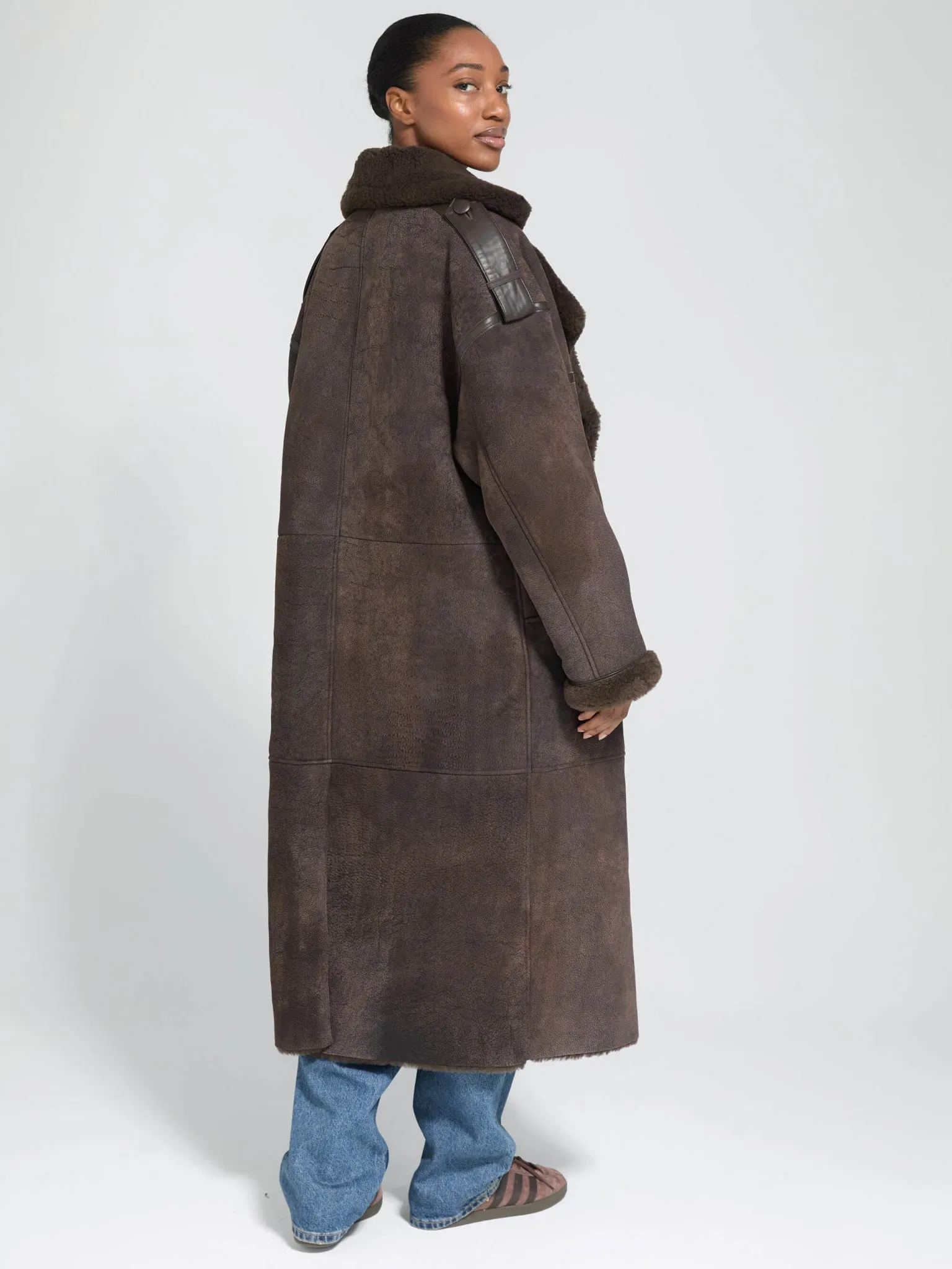 GRACE COAT - BROWN