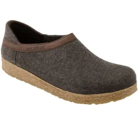 Haflinger GZH42 Grizzly Closed Heel Clog Smokey Brown (Unisex)