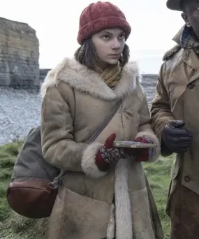 His Dark Materials Dafne Keen Shearling Coat