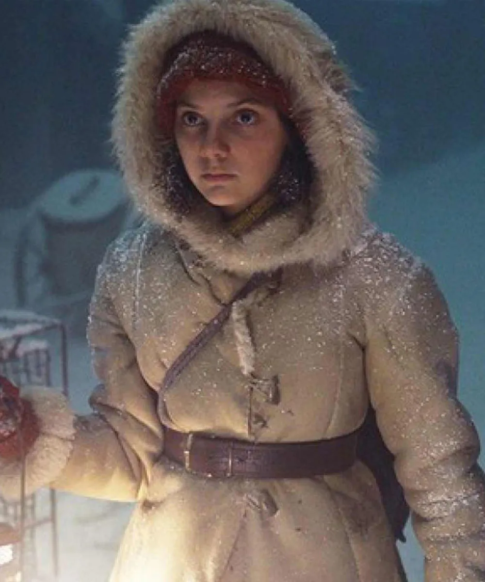 His Dark Materials Dafne Keen Shearling Coat