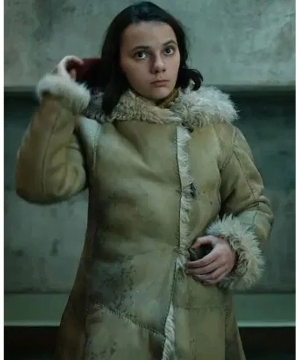 His Dark Materials Dafne Keen Shearling Coat