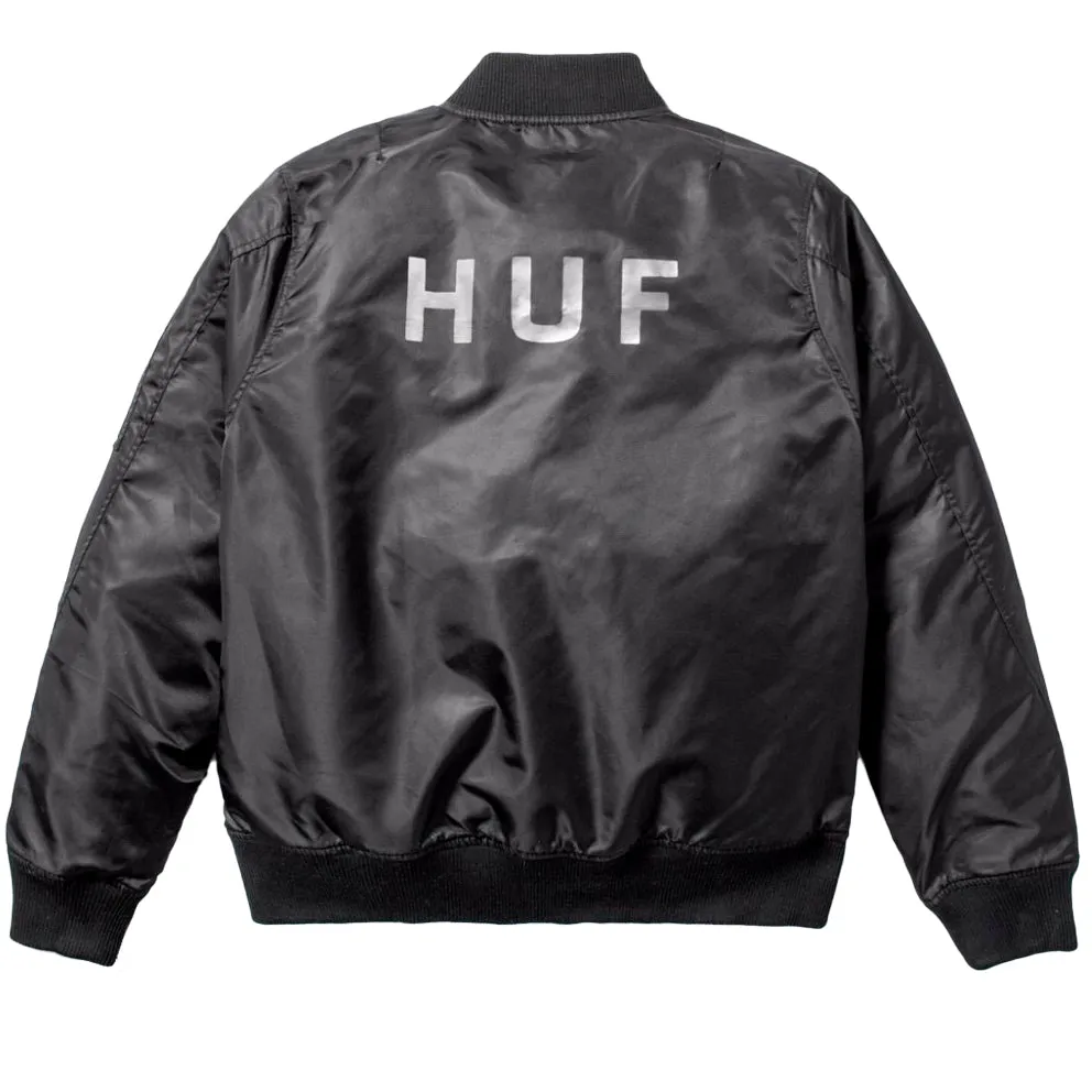 HUF SOUVENIR MA-1 REVERSIBLE JACKET // NAVY/BLACK