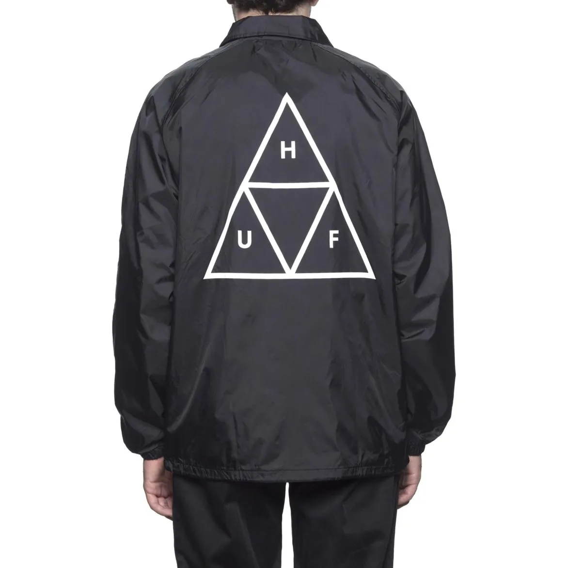 HUF TRIPLE TRIANGLE COACHES JACKET // BLACK