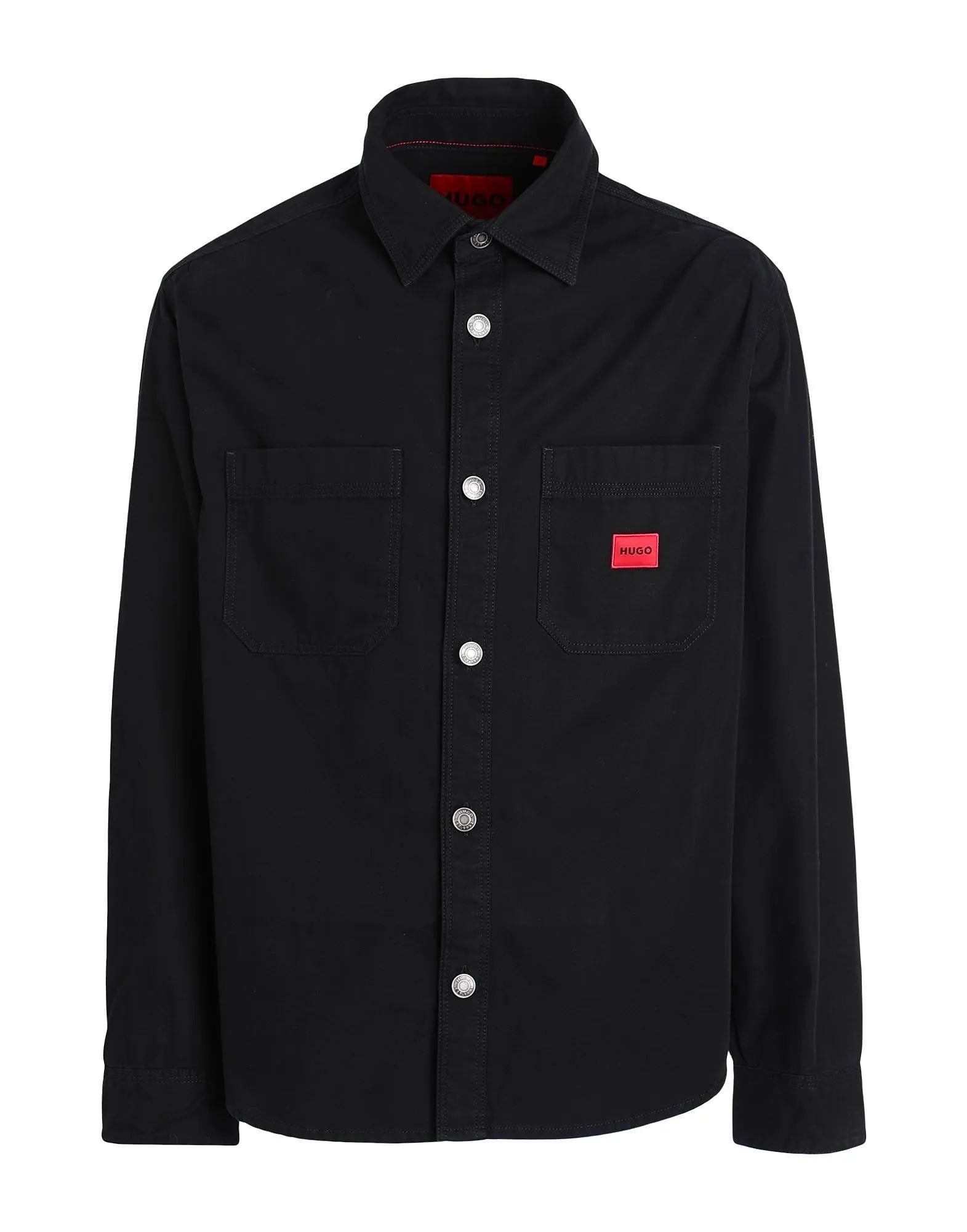 Hugo Boss  |Street Style Long Sleeves Plain Cotton Logo Shirts