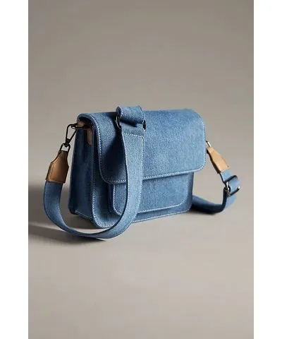 HVISK Denim Cayman Pocket Crossbody Bag