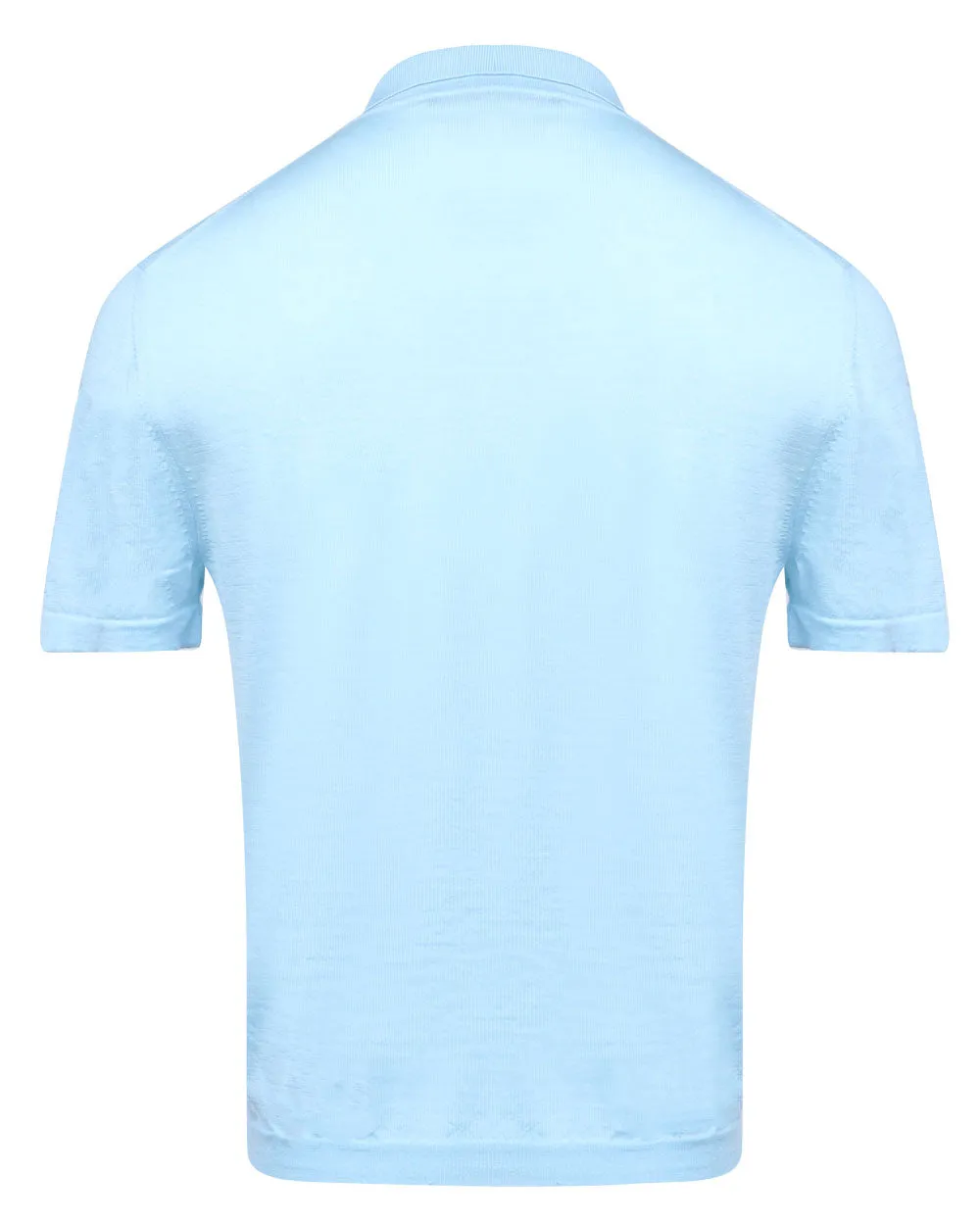 Ice Blue Three Button Polo