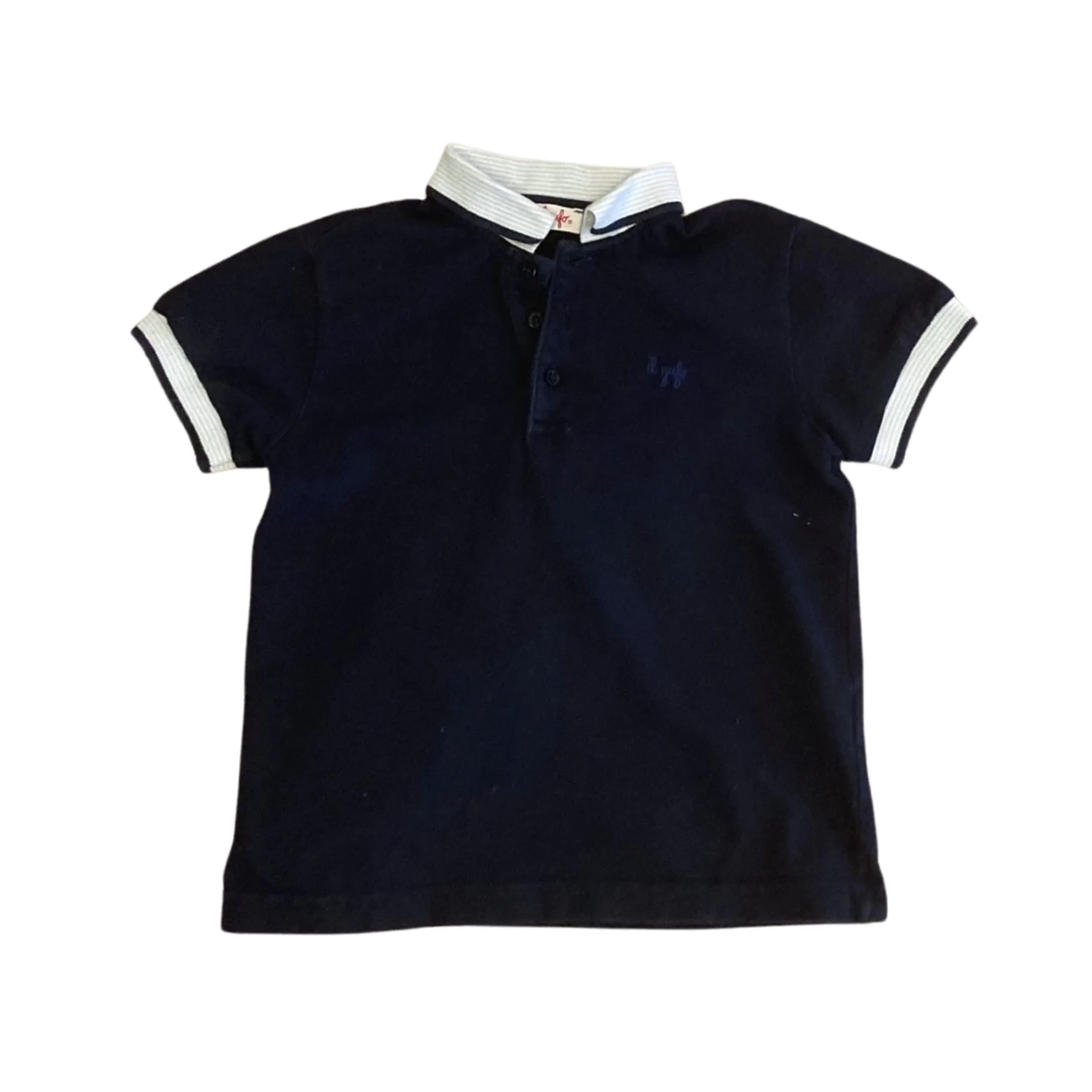 Il Gufo Navy Polo Short