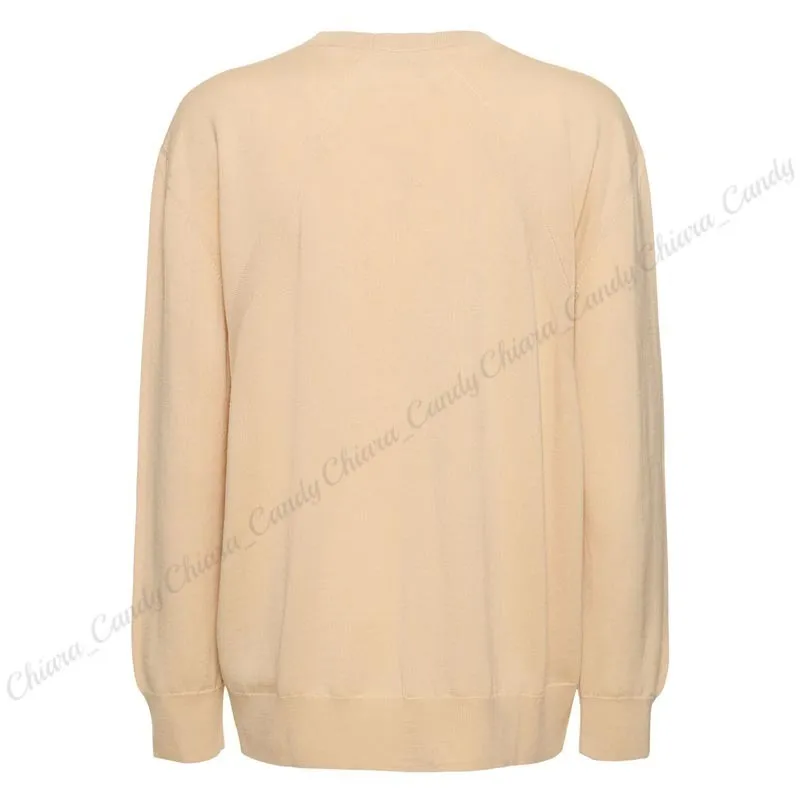 Jil Sander  |Crew Neck Wool Long Sleeves Plain Designers Sweaters