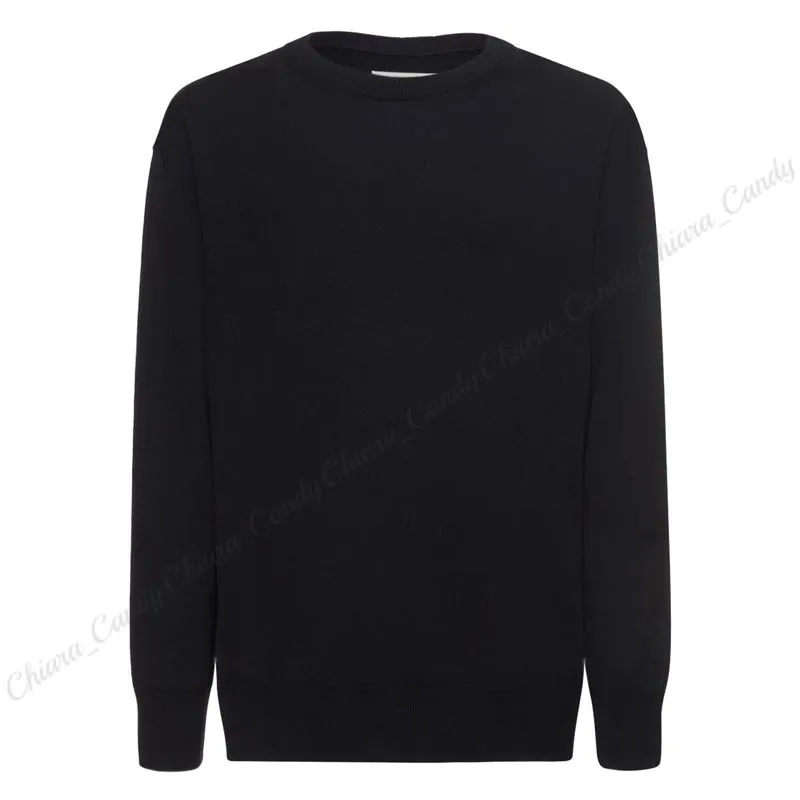 Jil Sander  |Crew Neck Wool Long Sleeves Plain Designers Sweaters