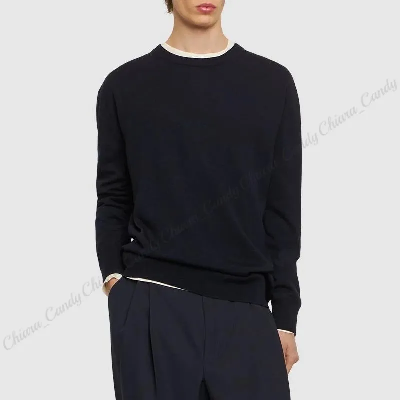 Jil Sander  |Crew Neck Wool Long Sleeves Plain Designers Sweaters