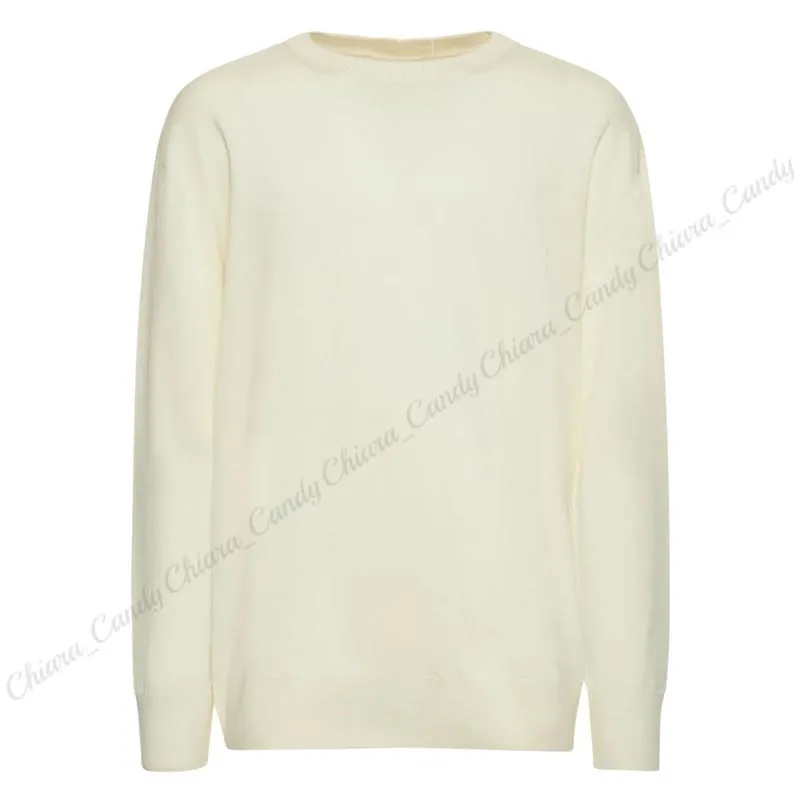 Jil Sander  |Crew Neck Wool Long Sleeves Plain Designers Sweaters