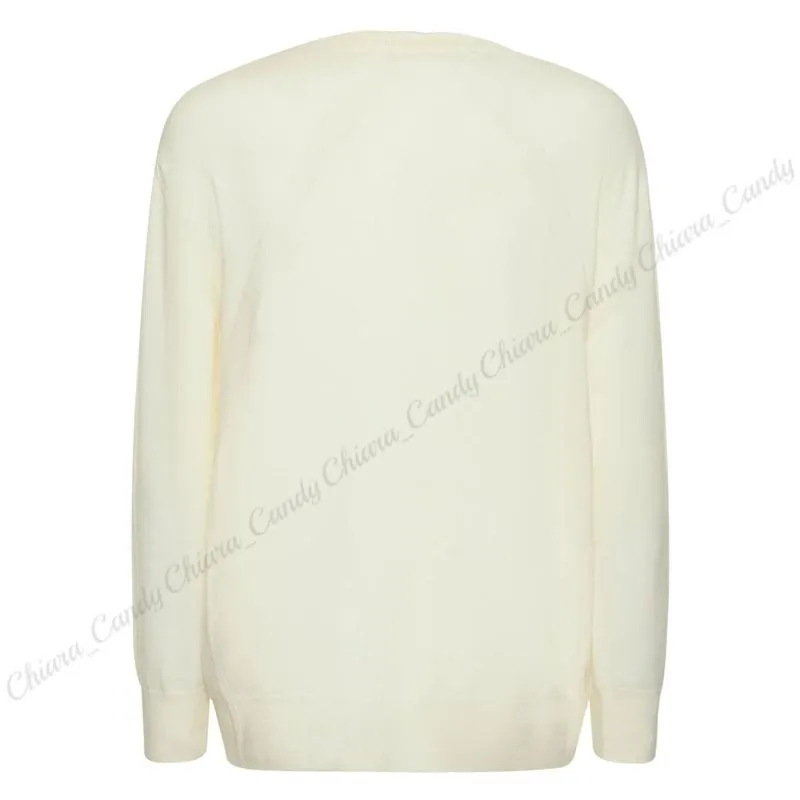 Jil Sander  |Crew Neck Wool Long Sleeves Plain Designers Sweaters