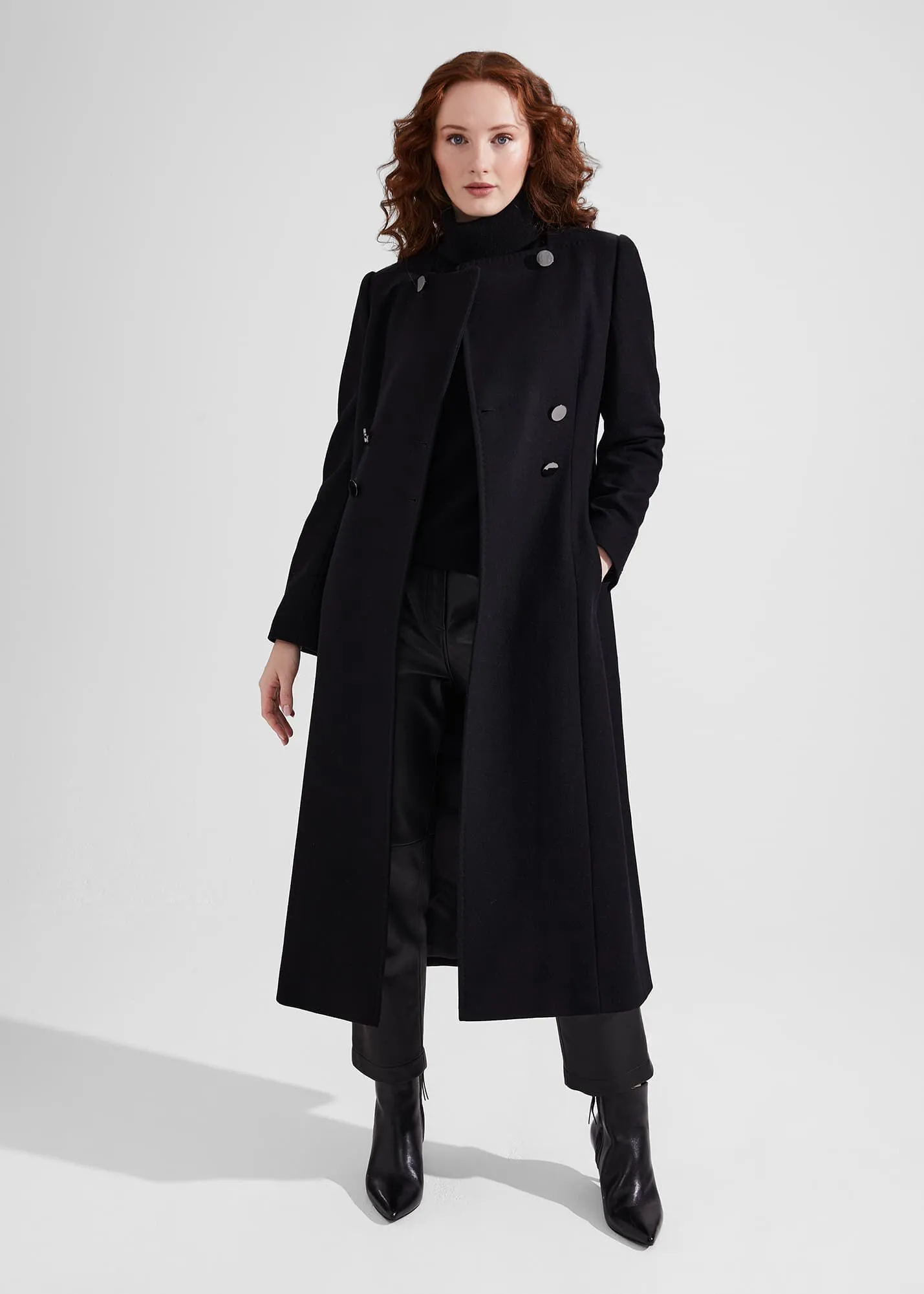 Lalena Wool Blend Coat 