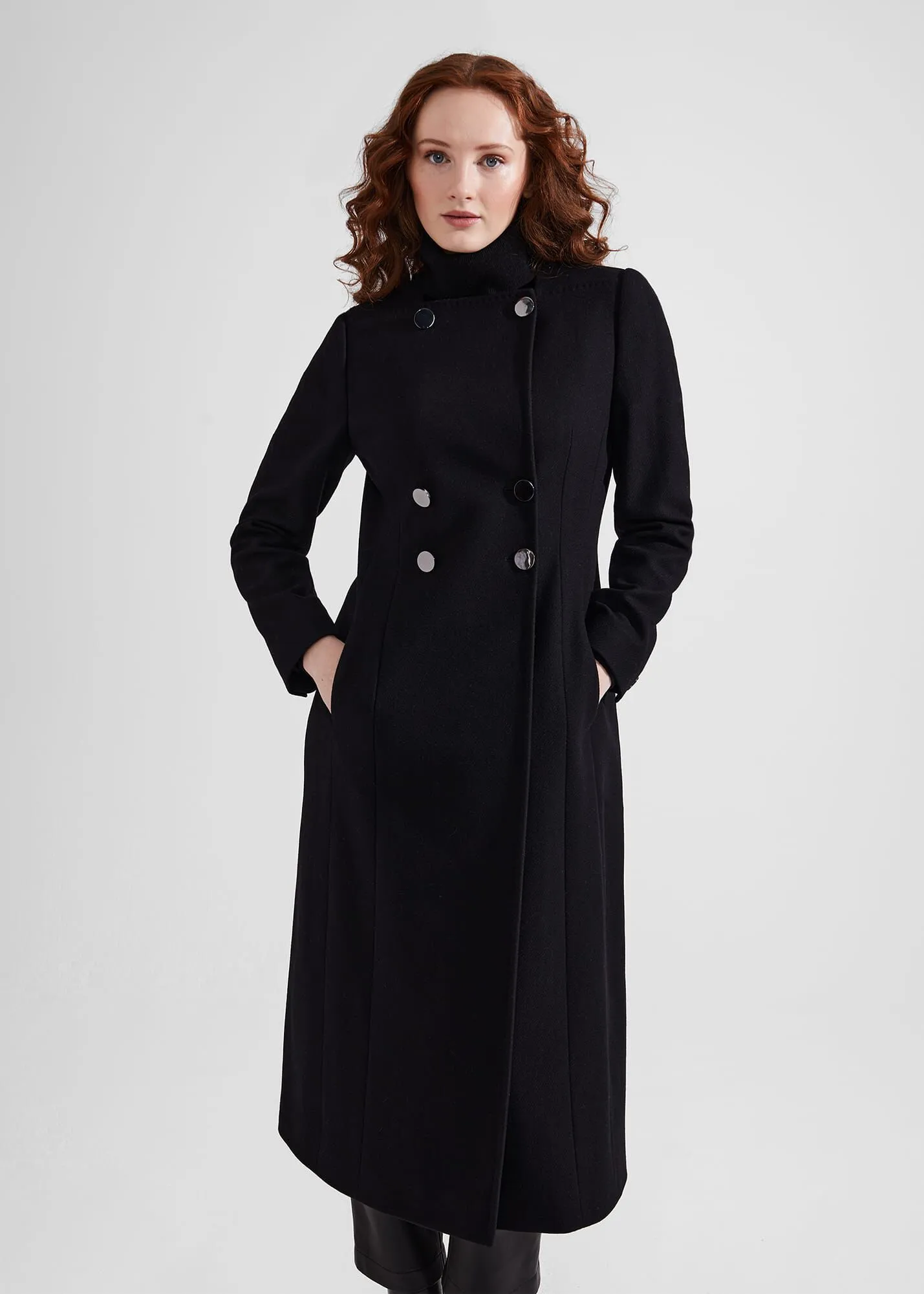 Lalena Wool Blend Coat 