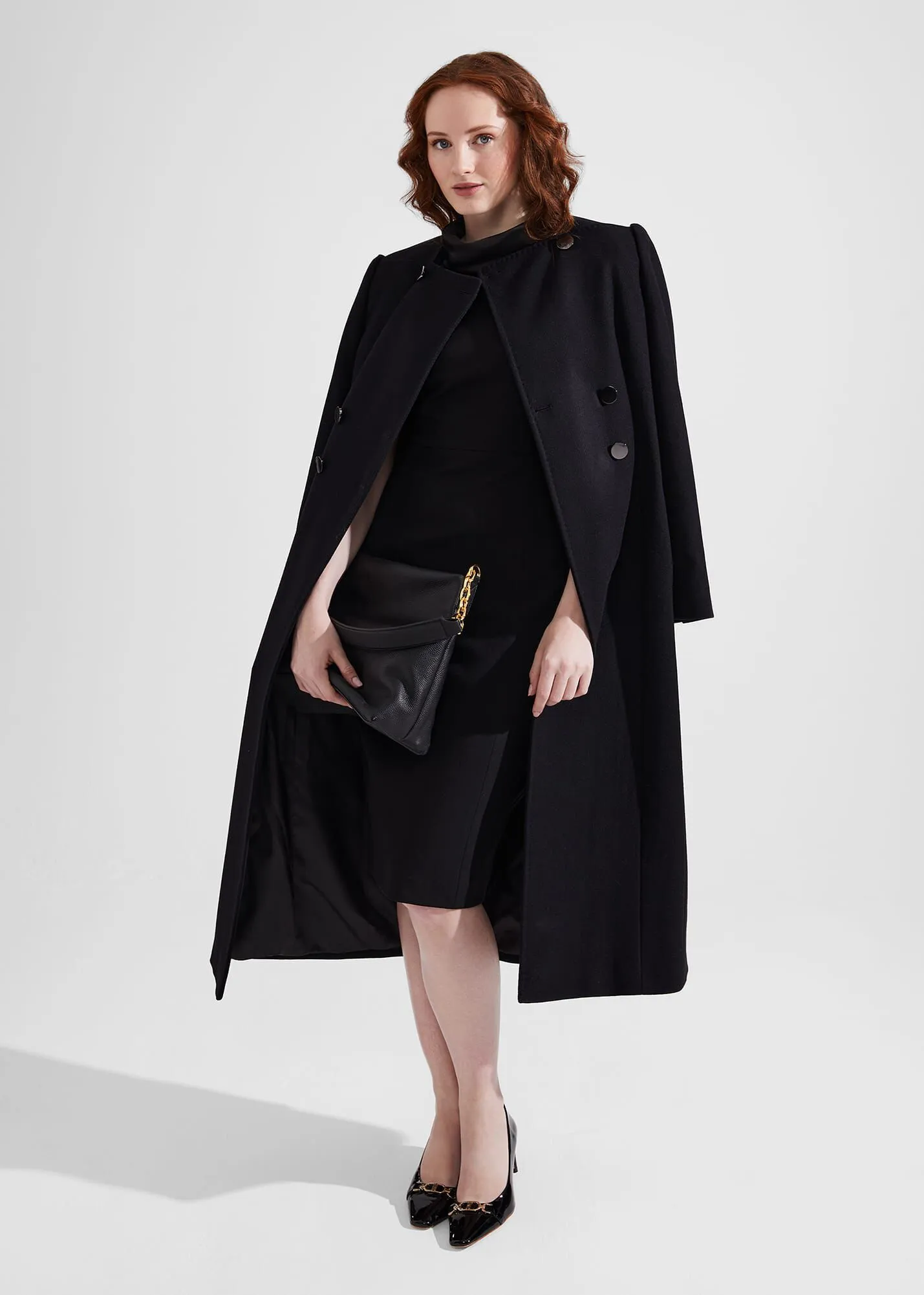 Lalena Wool Blend Coat 