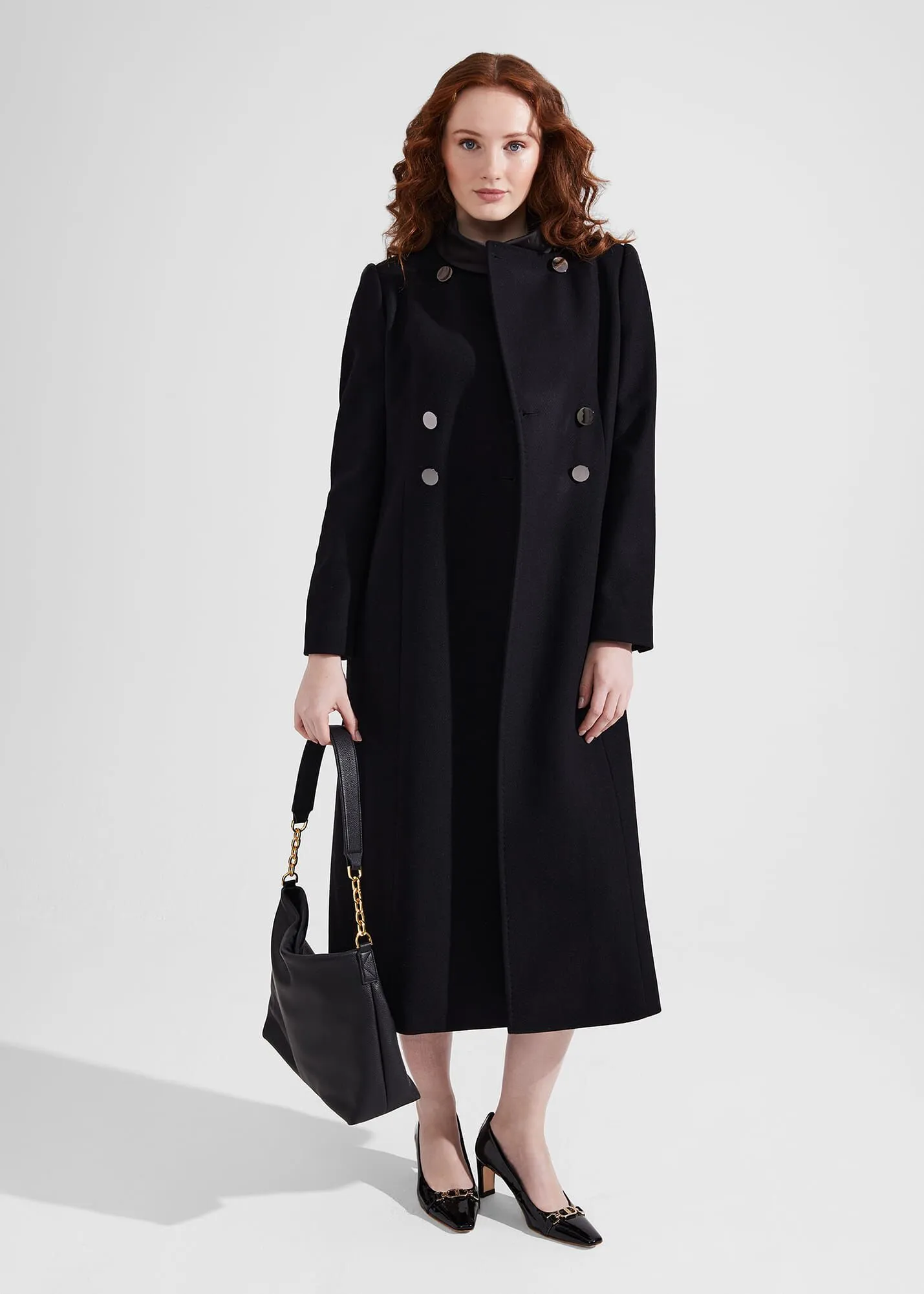 Lalena Wool Blend Coat 