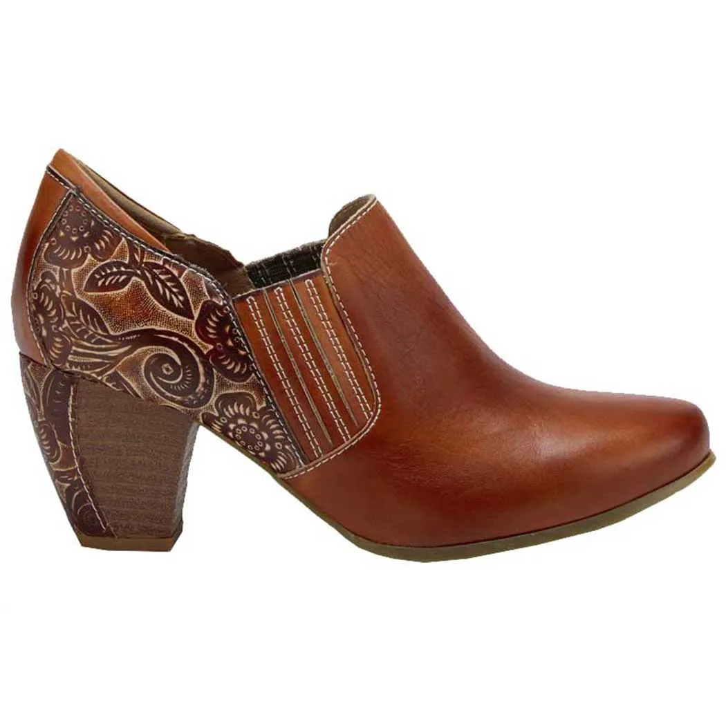 L'Artiste by Spring Step Leatha Heel Camel (Women's)