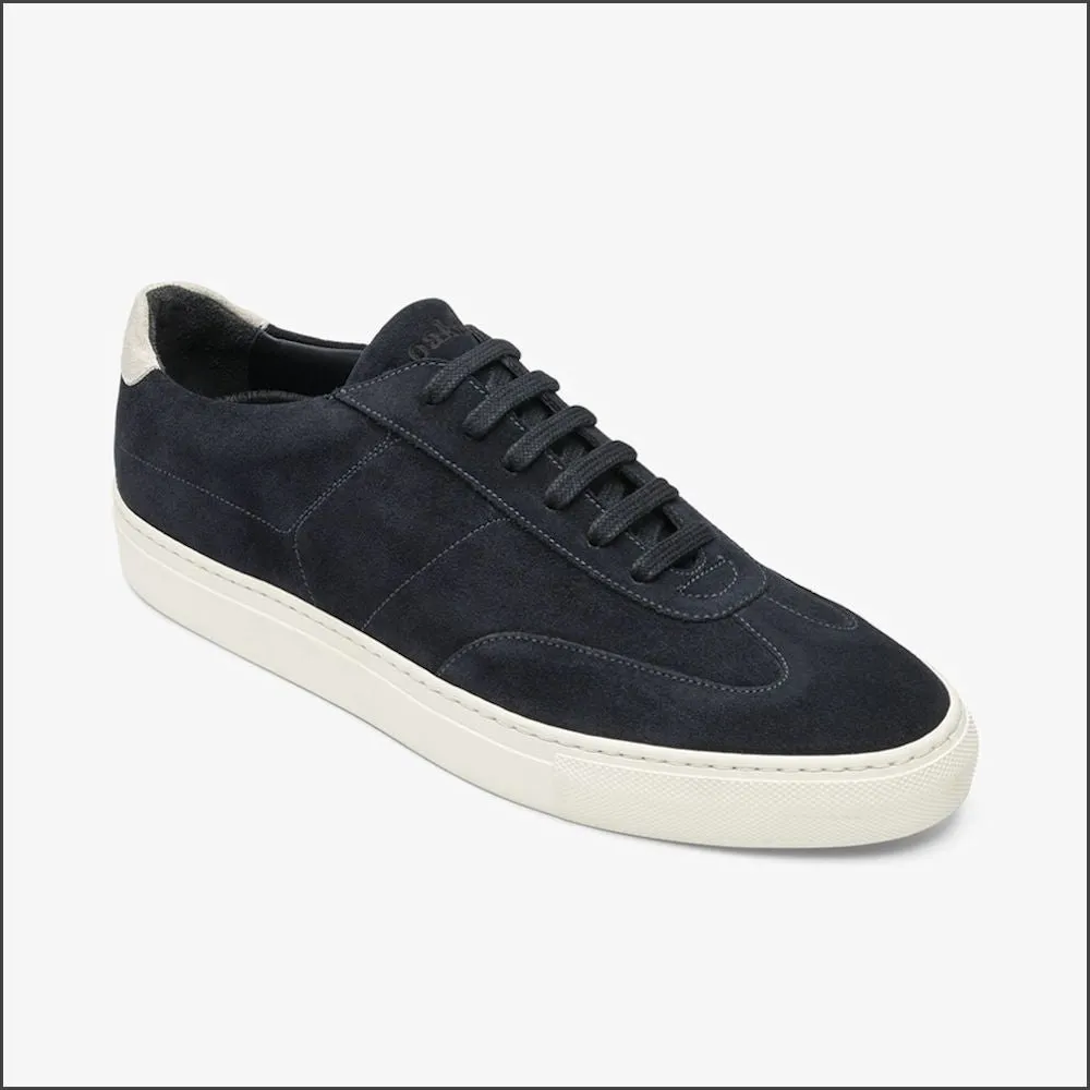 Loake Owens Navy Suede Sneaker Size 42 Only//