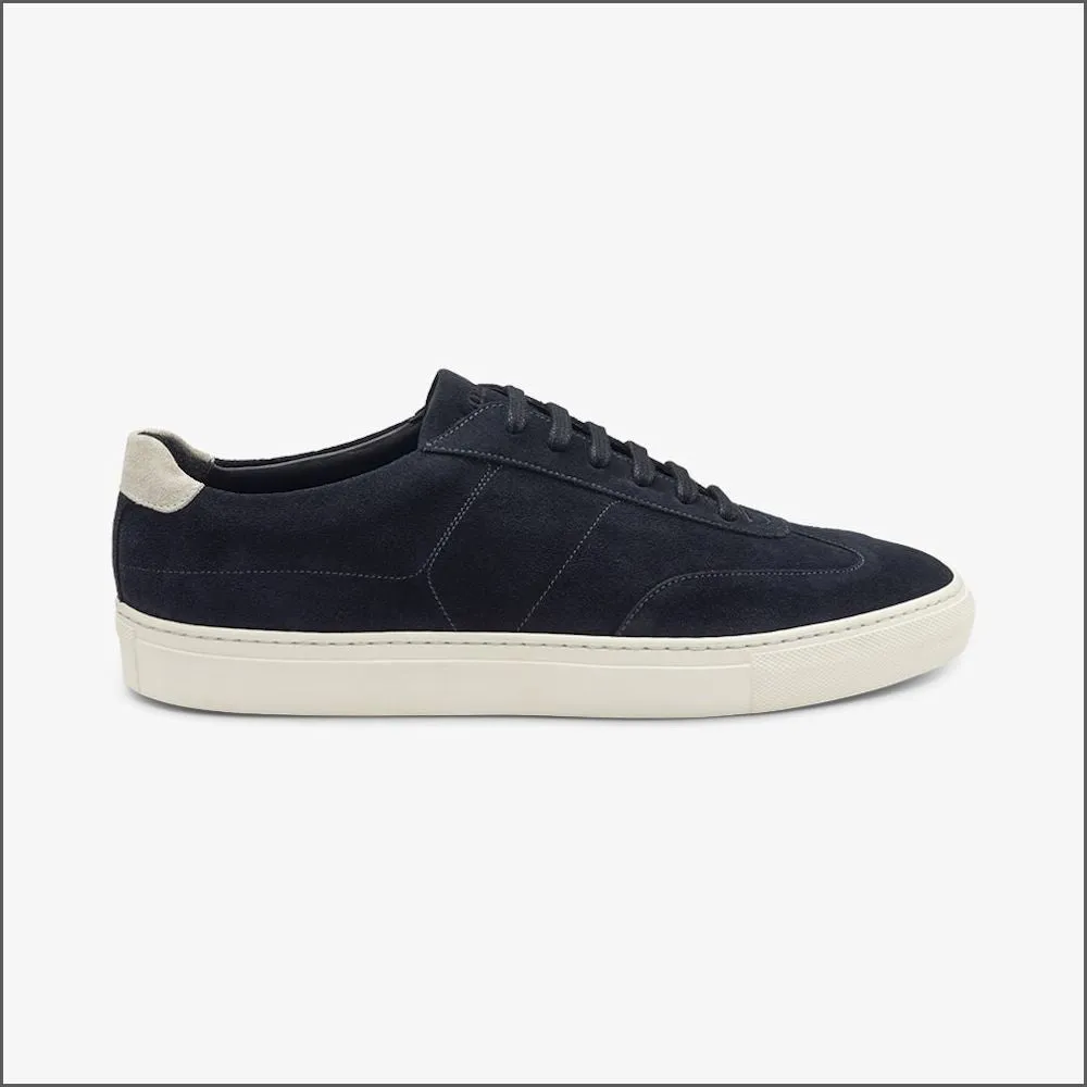 Loake Owens Navy Suede Sneaker Size 42 Only//