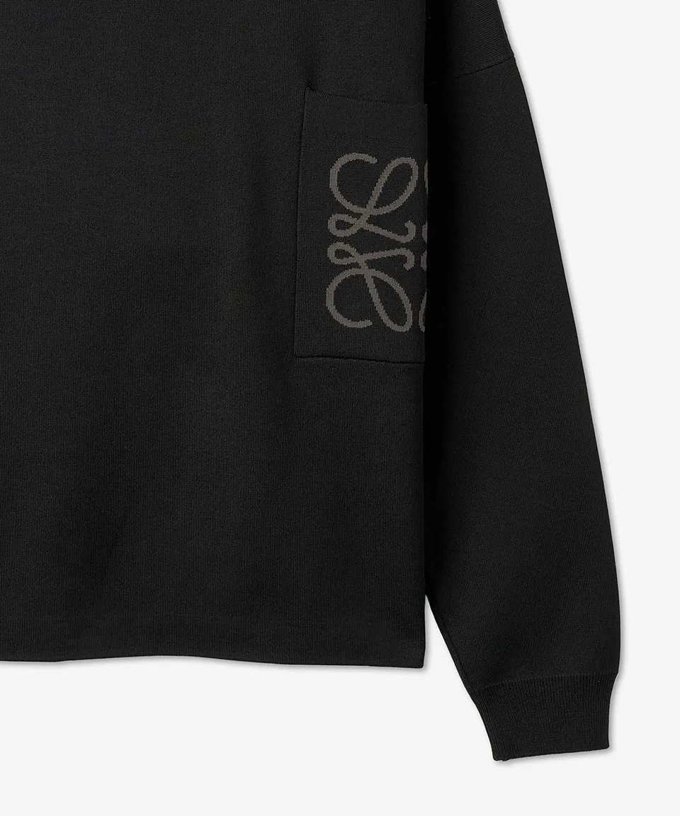 LOEWE  |Street Style Long Sleeves Plain Logo Luxury