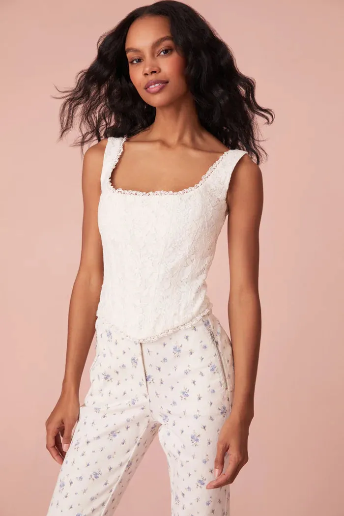 Loveshackfancy - Lorelai Corset Bustier - Off White