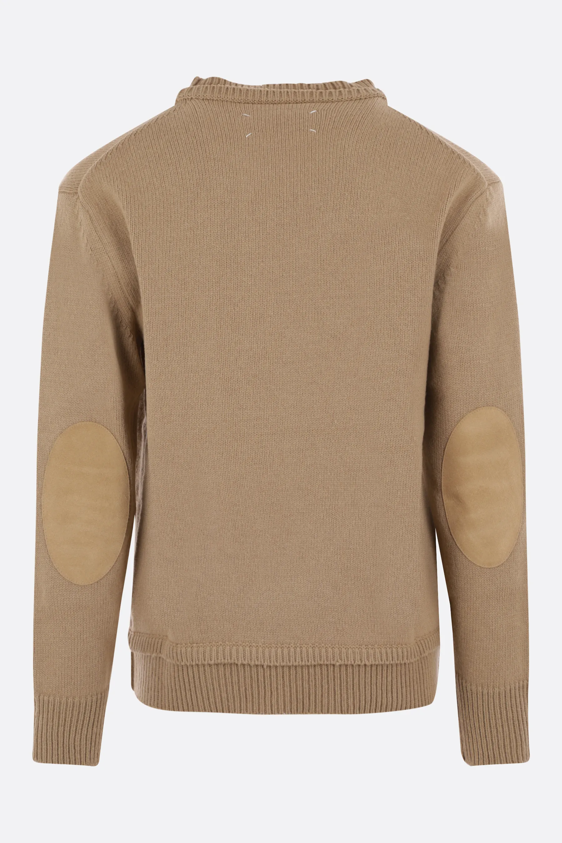 Maison Margiela  |Crew Neck Wool Linen Long Sleeves Plain Cotton Designers