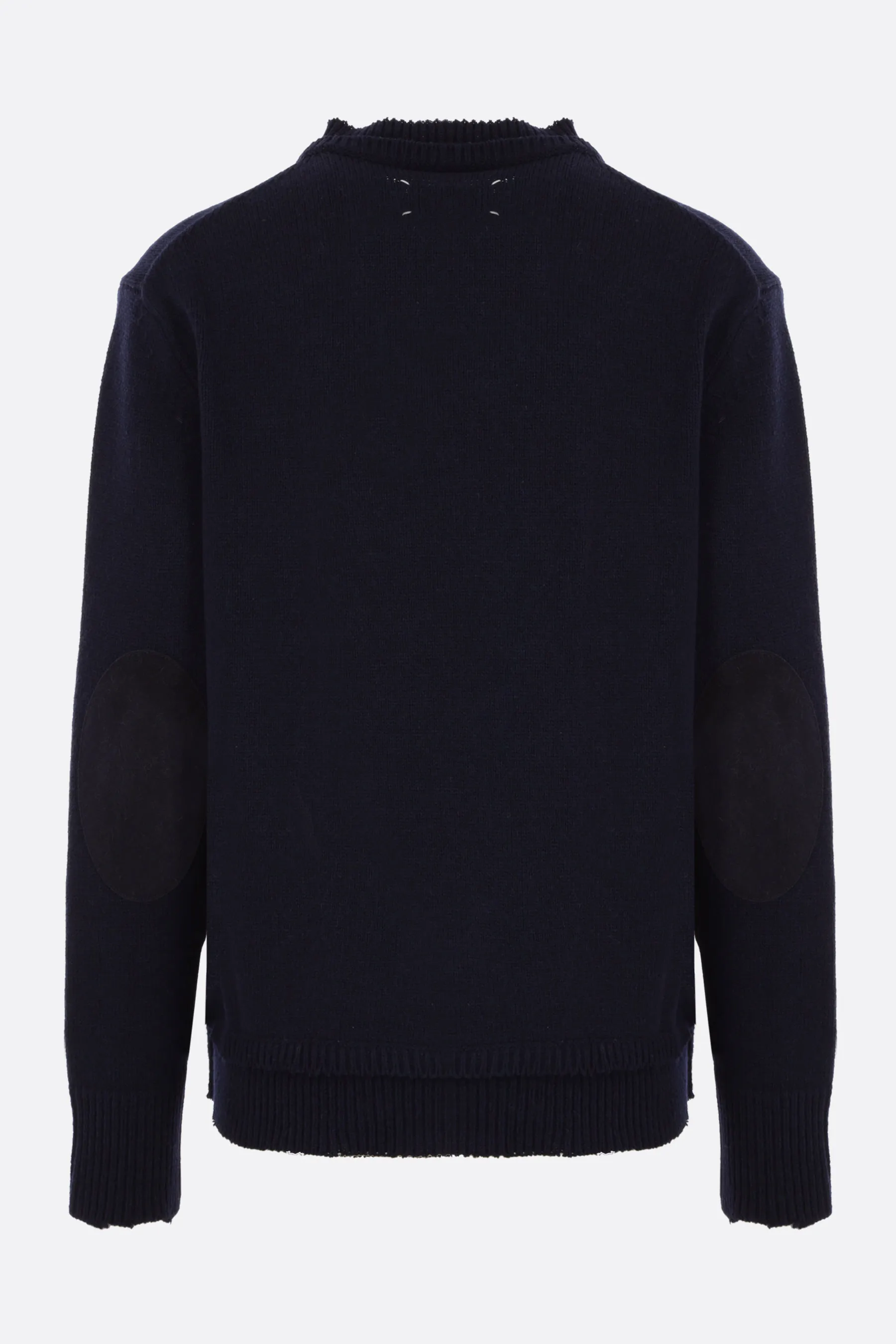 Maison Margiela  |Crew Neck Wool Linen Long Sleeves Plain Cotton Designers