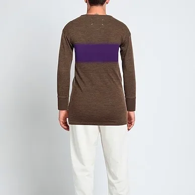 Maison Margiela  |Unisex Wool Nylon Street Style Long Sleeves Plain Cotton