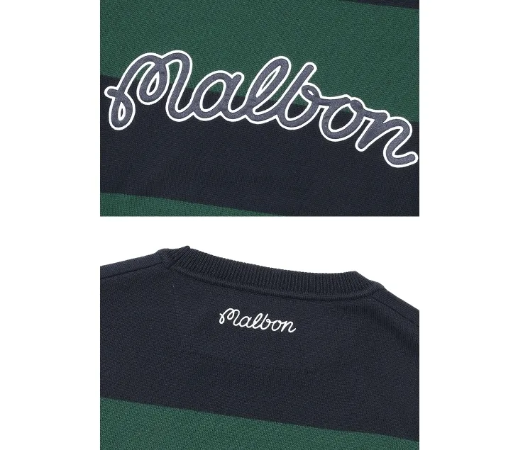 Malbon Golf  |Street Style Long Sleeves Plain Logo Sweaters