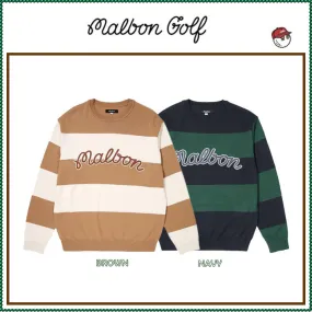 Malbon Golf  |Street Style Long Sleeves Plain Logo Sweaters