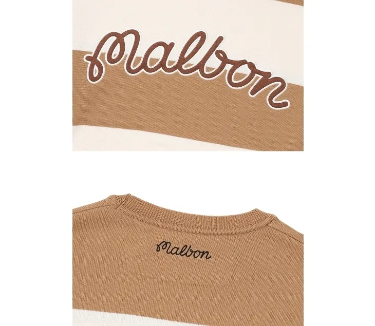 Malbon Golf  |Street Style Long Sleeves Plain Logo Sweaters