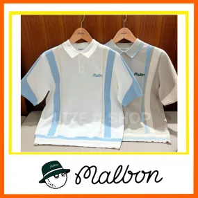 Malbon Golf  |Street Style Plain Logo Sweaters