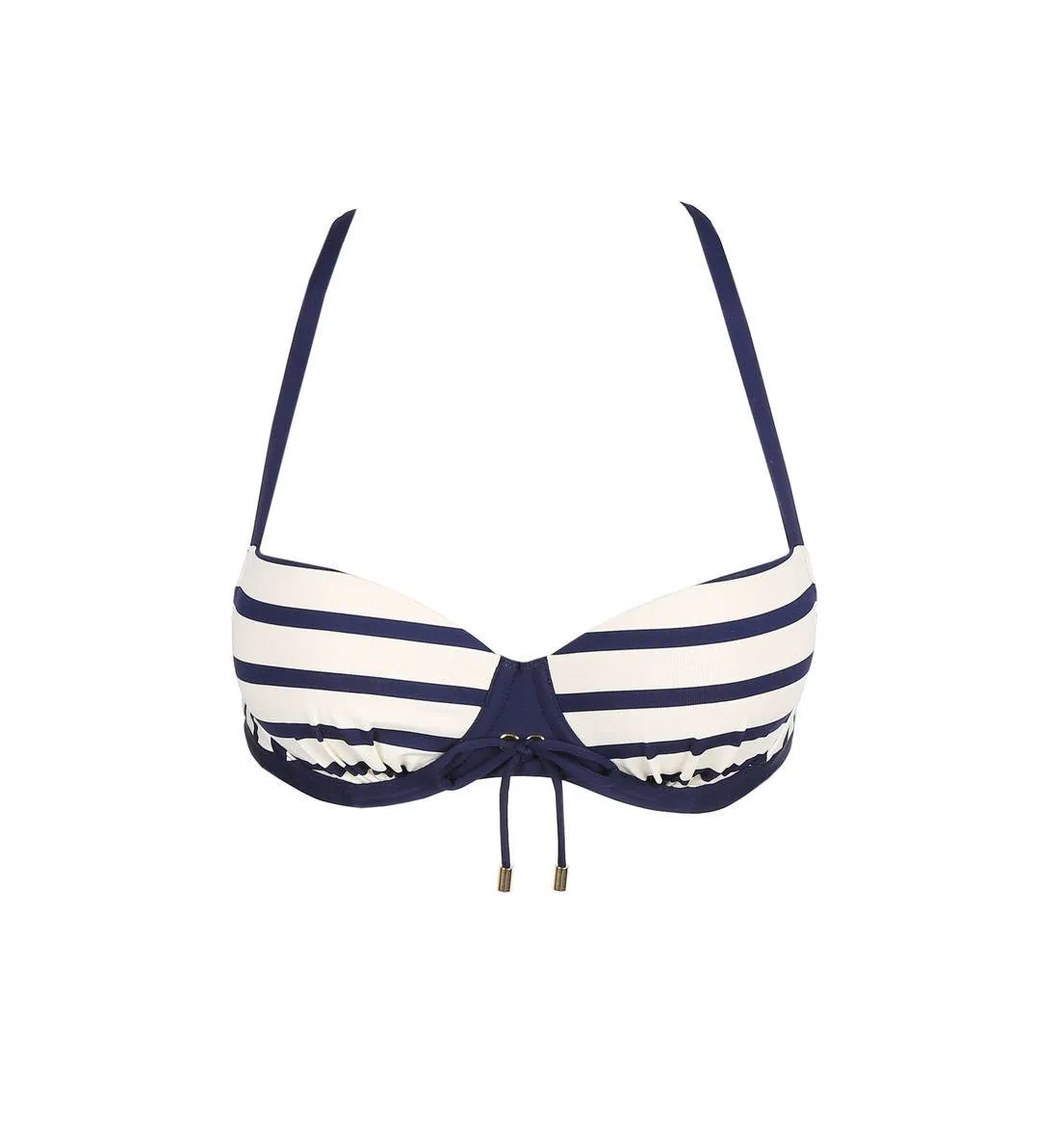 Marie Jo Catherine Padded Balcony Bikini Top (1000419) - Blue Moon