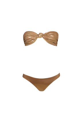 Marina Bikini in Gold - Bottom