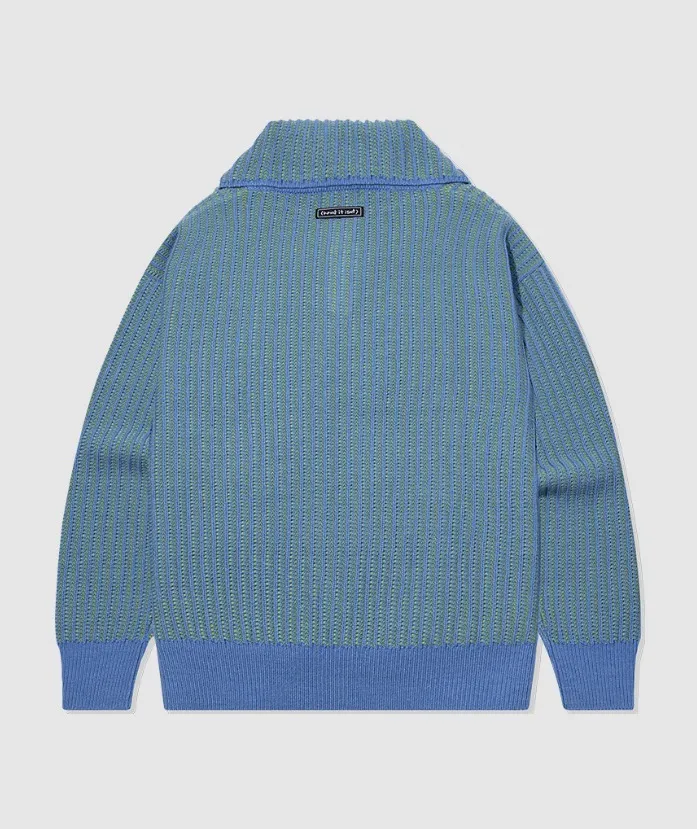 Mark Gonzales  |[WHAT IT ISNT]★FLORY KNIT HALF ZIPUP