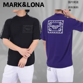 MARK&LONA  |Unisex Nylon Street Style Logo T-Shirts