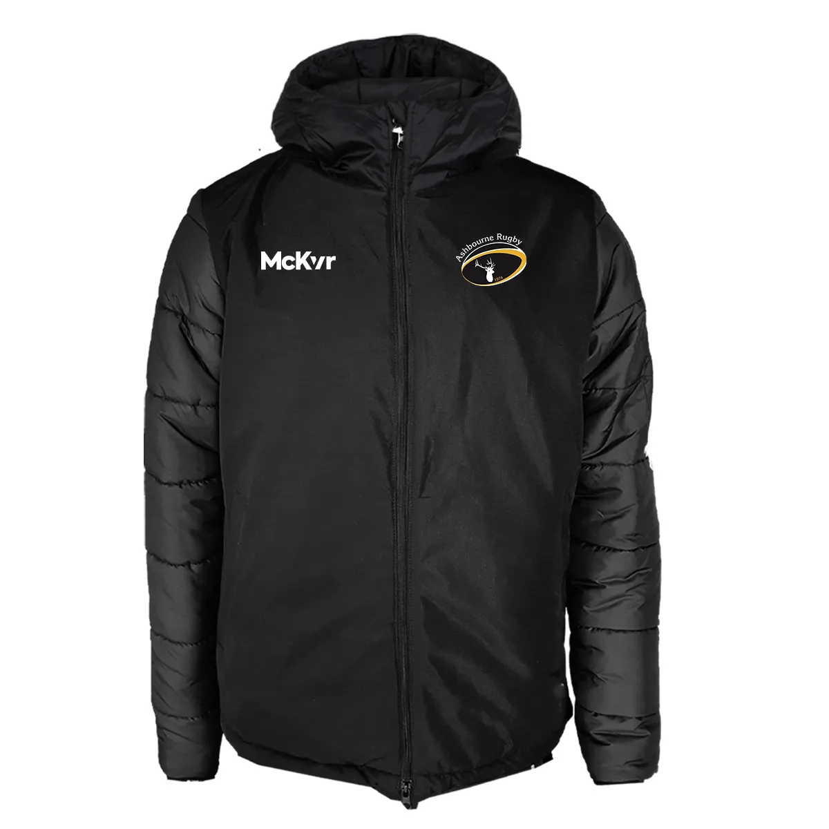 Mc Keever Ashbourne Rugby Core 22 Stadium Jacket - Adult - Black