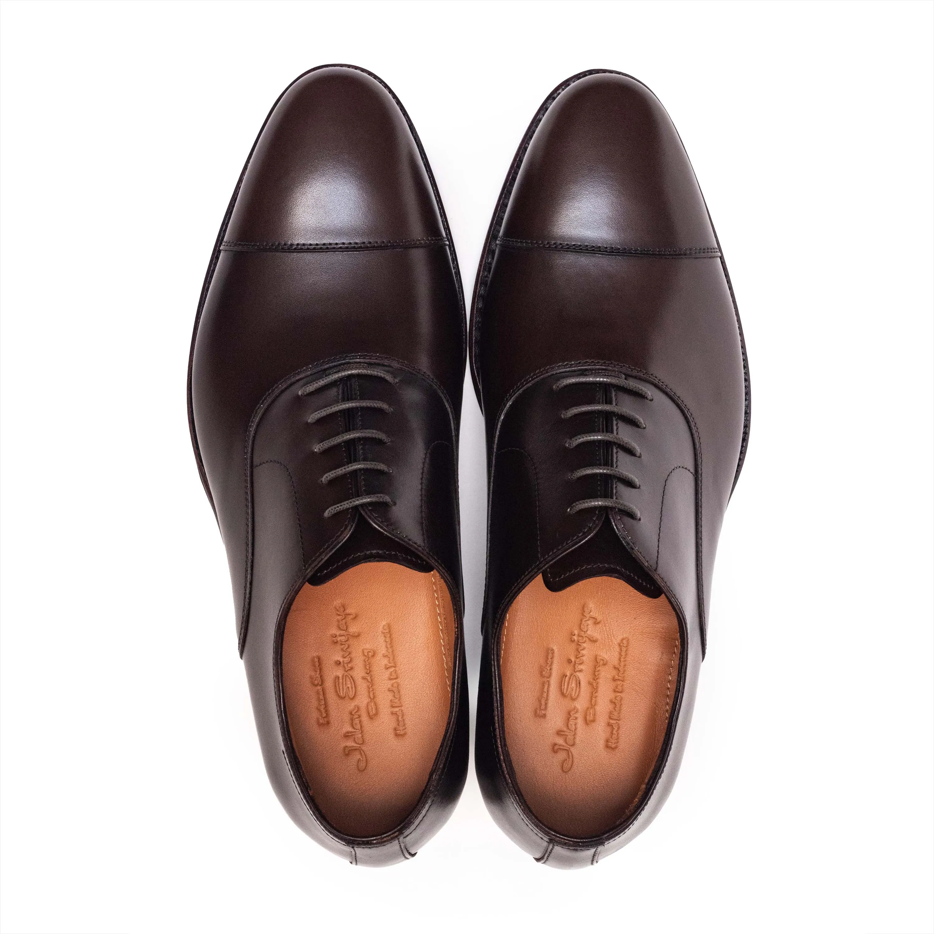 Men's Oxford Cap Toe / Dark Brown Calf 98317