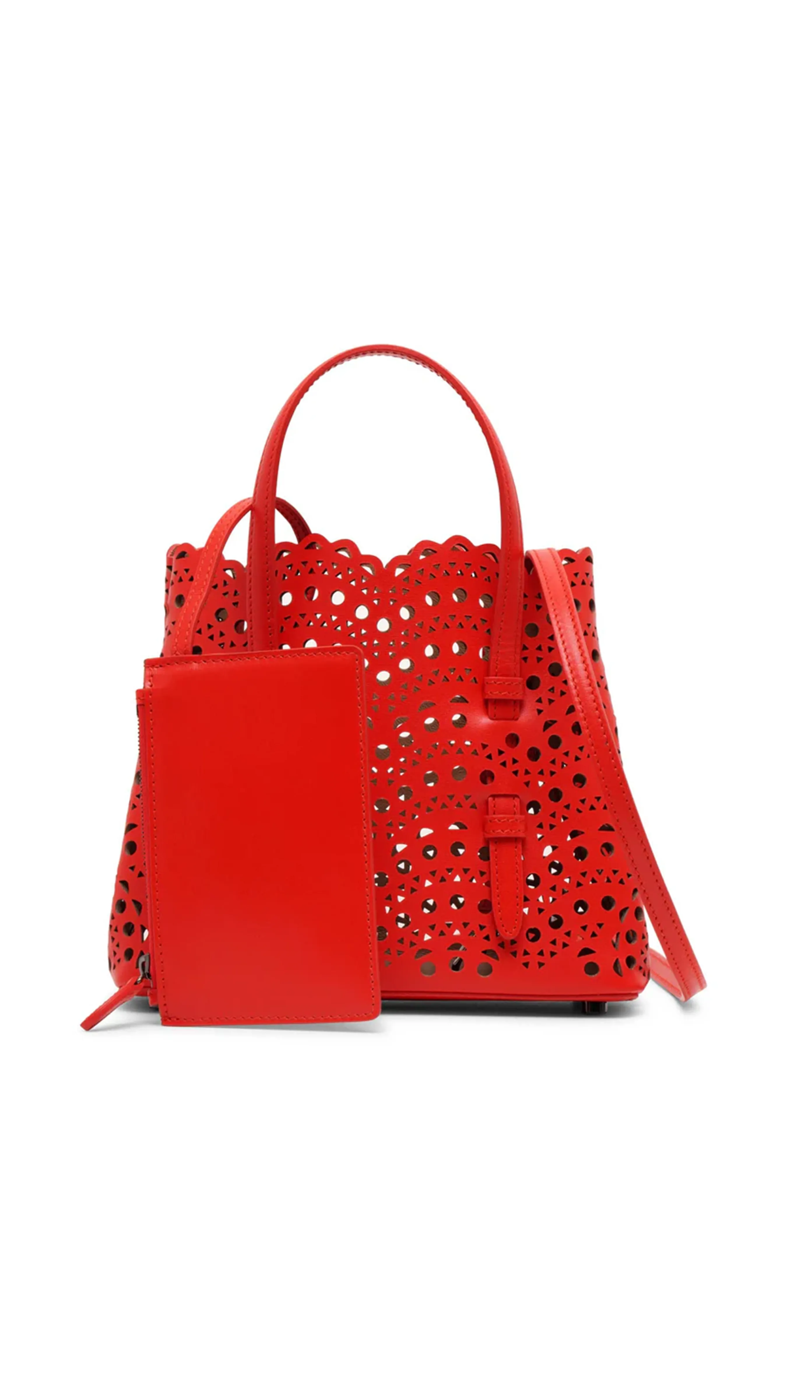 Mina 16 Bag in Vienne Wave Calfskin - Red