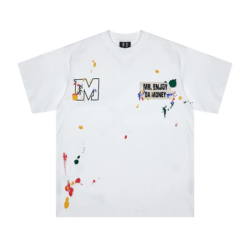 MR. ENJOY DA MONEY  |Unisex Street Style Short Sleeves Logo T-Shirts