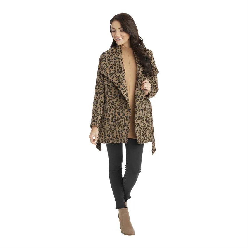 Mudpie Albany Leopard Coat