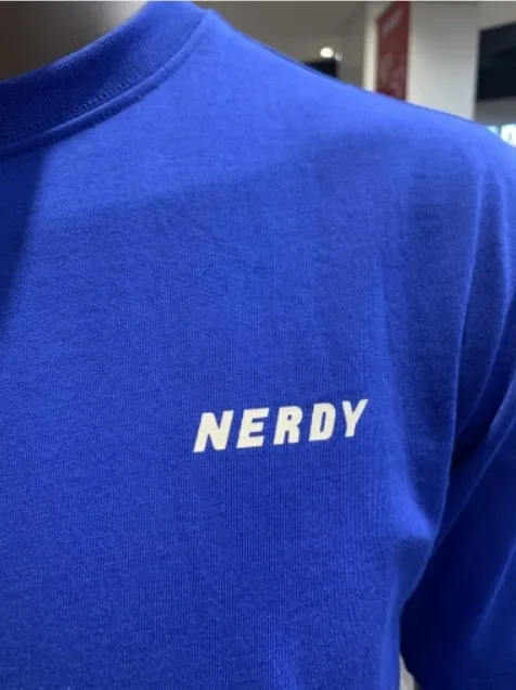 NERDY  |Unisex Street Style Short Sleeves Logo