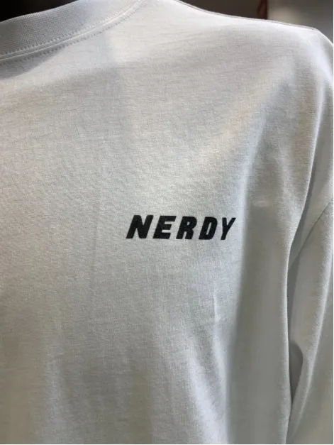 NERDY  |Unisex Street Style Short Sleeves Logo