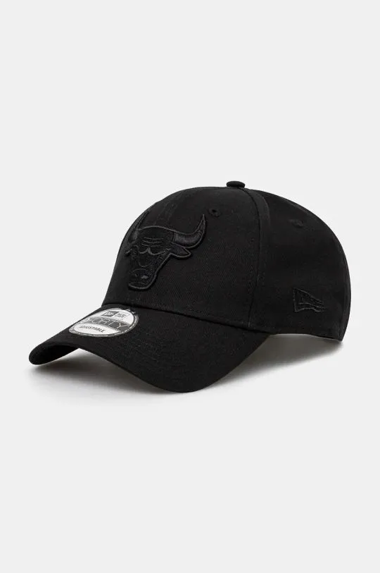 New Era cotton baseball cap LEAGUE ESSENTIAL 9TWENTY® CHICAGO BULLS black color with an application 60471485