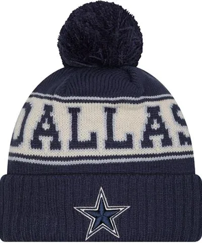 New Era Cowboys Knit Retro Beanie